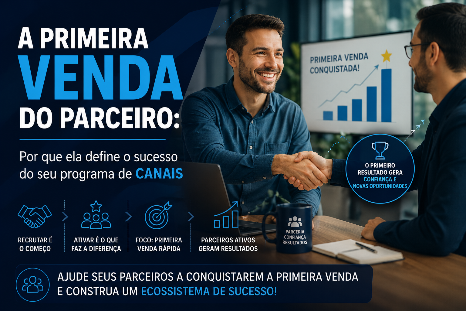 A primeira venda do Parceiro: O momento que define o sucesso de um Programa de Canais